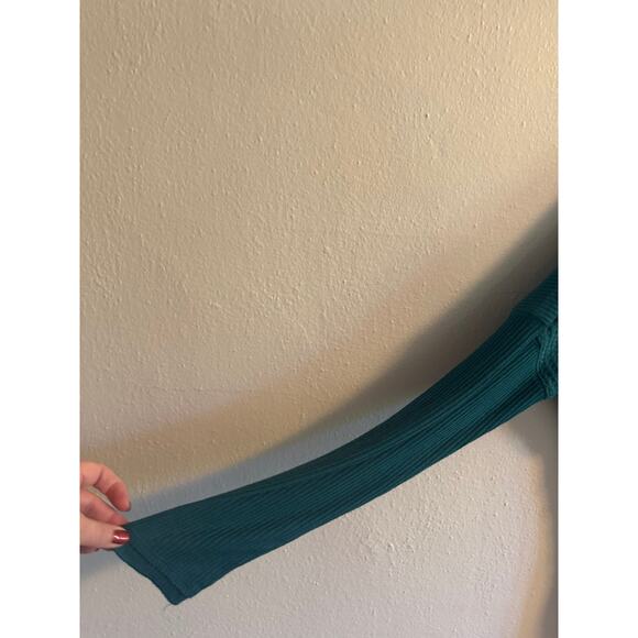 Free People oversized green top - Picture 4 of 6